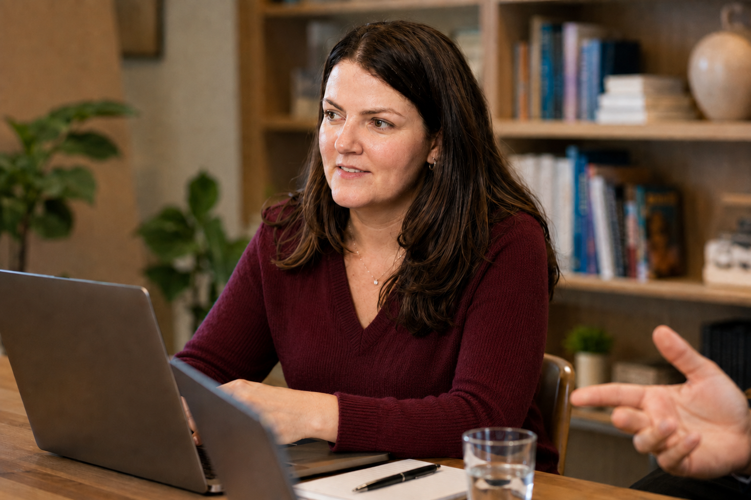 Jelena Damljanovic participating in a collaborative working meeting